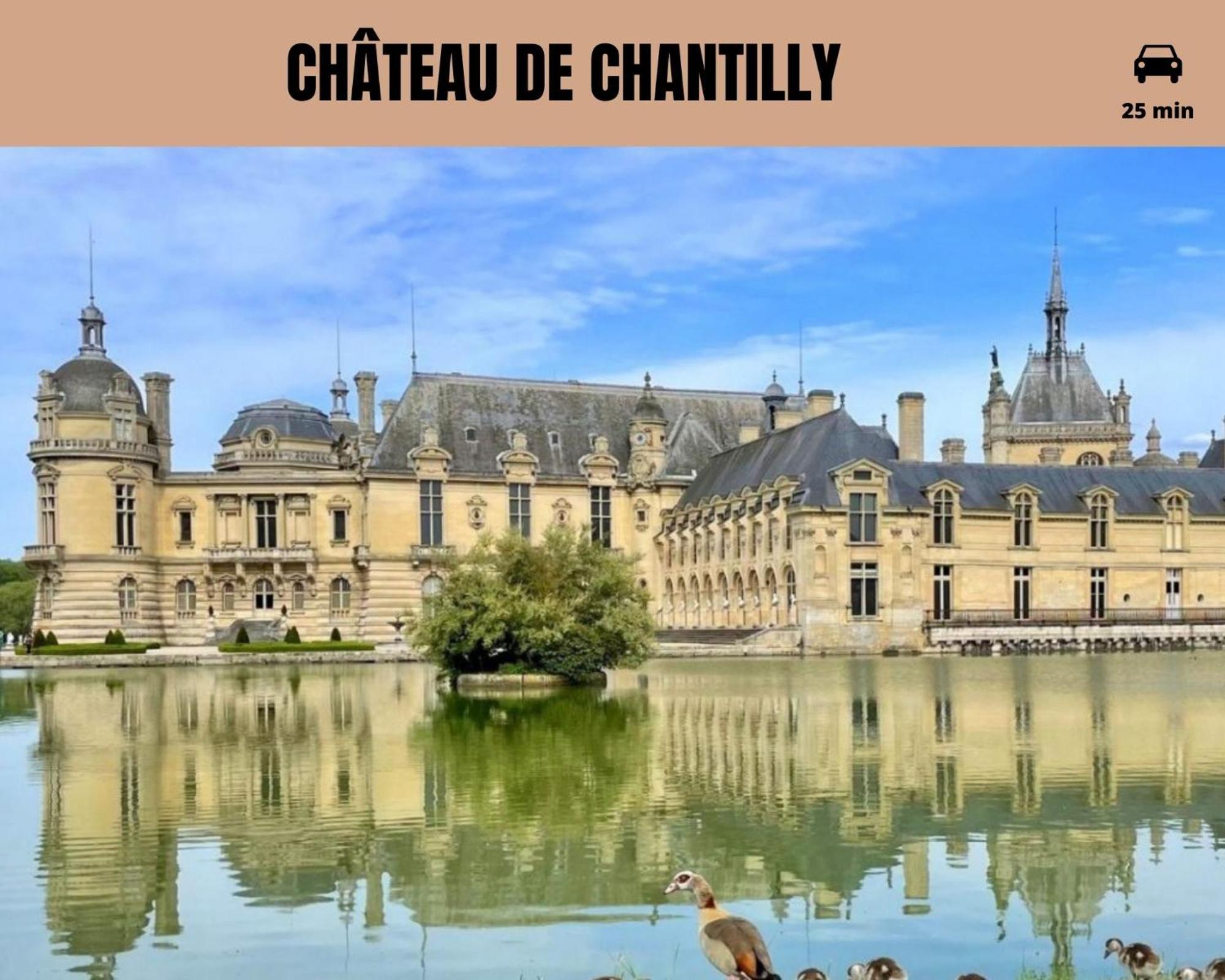 Le Cocon Forestier - Proche Aeroport Beauvais, Chantilly, Foret De Hez-Froidmont, Parking Public Gratuit, Wifi & Netflix Clermont  Exterior foto